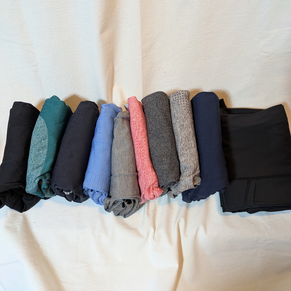 Gymshark Women's Leggings - Black, Teal, Blue, Gray, Pink